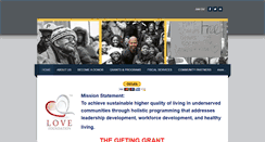 Desktop Screenshot of lovefoundationproject.org